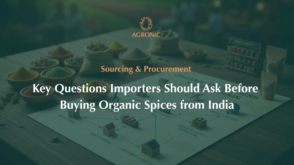 Key Questions Importers Should Ask Before Buying Organic Spices from India